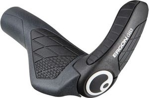 Ergon GS3-L  -  Name GS (Grip Sport) Größe L (Large) Gewicht 245 g *Gewichtstoleranzen in der Produktion sind möglich. Bar End Glass Fiber Composite mit gummierten Griffflächen