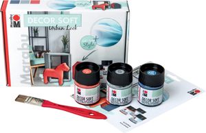 Marabu Akrylová jemná farba DECOR SOFT Set Urban Look