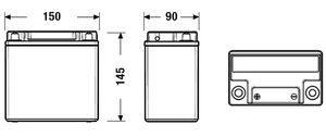 Exide | Starterbatterie Start-Stop Auxiliary (EK151)