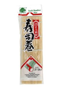Sushimatte [ 21 x 24 cm ] SUSHI - Matte aus Bambus / Bambusmatte / Sushi Maker