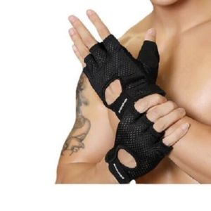 Fitness Handschuhe Sport Handschuhe atmungsaktiv, fester Grip, vollständiger Handflächenschutz, hoher Tragekomfort, Gewichtheben Kraftsport, Schwarz L
