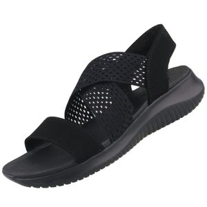 Dámske sandále Skechers ULTRA FLEX NEON STAR Black