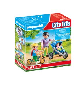 PLAYMOBIL City Life 70284 Mama mit Kindern