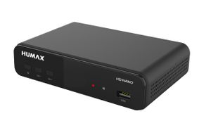 Humax HD Nano Digitaler Satellitenreceiver mit 1080p, HDMI, SCART, 12V, schwarz