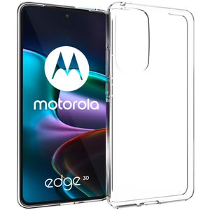 Motorola Edge 30 Hülle - Silikon - Accezz Soft Case,Backcover - Transparent