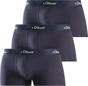 s.Oliver 3-pack Basic Retro Short / Pant Hipster z elastického džerseja, vysoký komfort nosenia, pás s nápisom loga