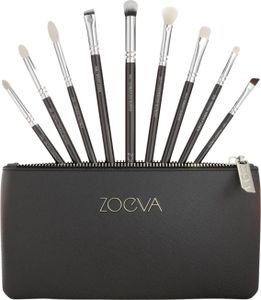 Set aus 9 Augen-Make-up-Pinseln ZOEVA Schminktasche Set aus 9 Augen-Make-up-Pinseln ZOEVA Schminktasche