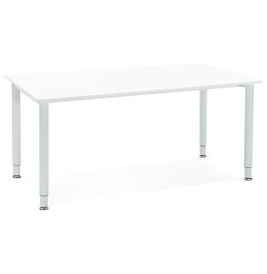 Kokoon® Schreibtisch / Besprechungstisch/ Office Desk BURO 80x160x75 cm,Holz , Weiß,38 kg