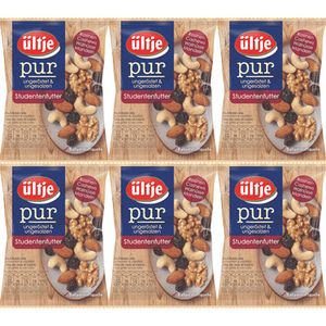 Ültje Studentenfutter pur ungeröstet und ungesalzen 150g 6er Pack