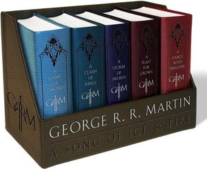 George R. R. Martin's A Game of Thrones Leather-Cloth Boxed Set (Song of Ice and Fire Series)