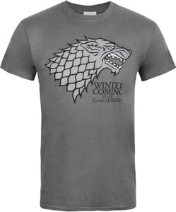 Game Of Thrones offizielles Herren Stark Winter Is Coming T-Shirt NS5016 (2XL) (Grau)