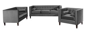 Max Winzer Jeronimo Sofa 3-Sitzer / Sofa 2-Sitzer / Sessel - Farbe: anthrazit - Maße: 0 cm x 85 cm x 80 cm; 2962-901-2044214-F07