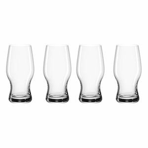 Leonardo Taverna Bierbecher, 8er Set, Bier Becher, Bierglas, Craftbierglas, Craftbier, Glas, 330 ml, 49449