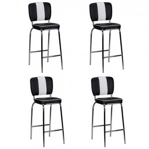 sada 4 barových židlí American Diner bar stool 50. léta retro židle USA 2 kusy USA