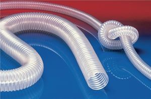 PROTAPE® PUR 330 Hadice pro sání a dmychání potravin Vnitřní průměr 130 mm Vnější průměr 138 mm Délka 10 m Tloušťka stěny 4 mm