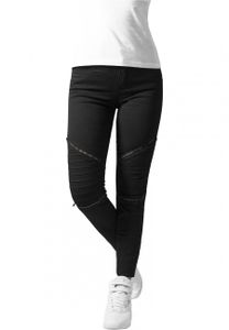 Dámské kalhoty Urban Classics Ladies Stretch Biker Pants black - 27