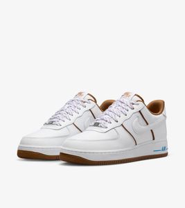 Nike Air Force 1 '07 LX "White Light British Tan", bílá, Velikost: 37.5