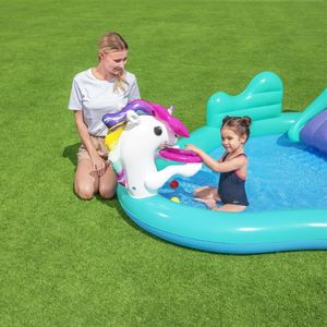 Bestway Aufblasbares Spielcenter Magisches Einhorn Mehrfarbig