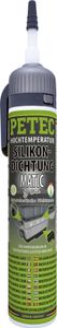 Petec Hochtemperatur-Silikondichtung Matic 200 ml grau