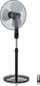 Brandson Standventilator mit Fernbedienung 50W, leise, Ventilator höhenverstellbar, 30° neigbar , 3 Geschwindigkeitsstufen, Oszillation ca. 90°, Schwarz Brandson Standventilator mit Fernbedienung 50W, leise, Ventilator höhenverstellbar, 30° neigbar , 3 Geschwindigkeitsstufen, Oszillation ca. 90°, Schwarz