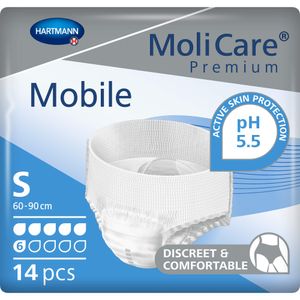 HARTMANN Molicare Premium Mobile 6 Tropfen Gr.1, Small 1 Beutel à 14 Stück