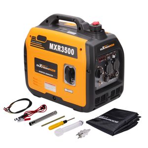 MaXpeedingrods 3000W 3300W Inverter Stromerzeuger Benzin Generator Notstromaggregat tragbar 21kg