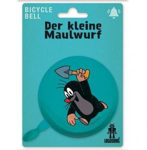 Logoshirt Fahrradklingel: Der Kleine Maulwurf mit Spaten: XXL Ø 80mm