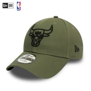 New Era NBA Essential Outli 9Forty Adjustable Cap CHICAGO BULLS Khaki, Size:Onesize
