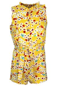 Babes & Binkies Jumpsuit Blumen gelb, Farbe: Gelb, Overall, Kinder, Größe: 98/104