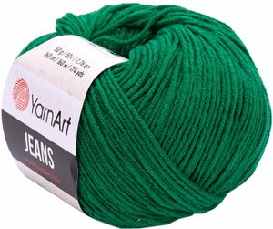 Yarn Art Jeans 52 Dark Green Przędza dziewiarska