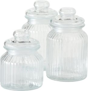 Boltze Vorratsglas (3 Teilig, Höhe 15/19/23, Durchmesser 11 cm) 8407700