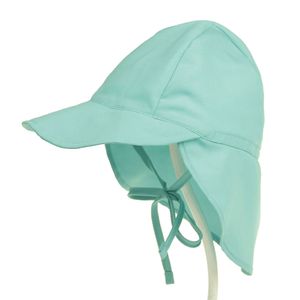 Mädchen Sonnenhut Verstellbarer Hut mit breiter Krempe Sonnenschutz UPF 50 für Baby Mädchen Jungen Säugling Kind（Grün）