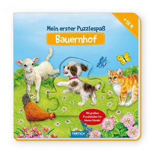 Trötsch Puzzlebuch Mein erster Puzzlespaß Bauernhof: Kinderbuch Beschäftigungsbuch Entdeckerbuch Puzzlebuch