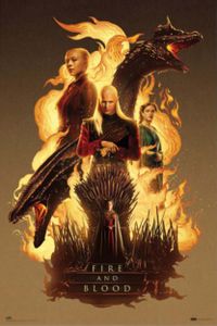 Poster House of the Dragon Fire and Blood 61x91.5cm