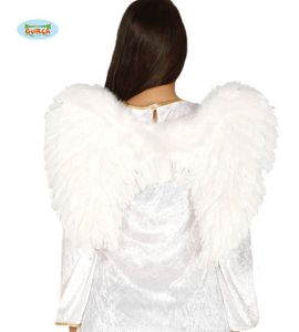 Weiße Fügel zum Engel Kostüm 50cm
