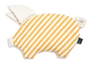 La Millou Kinderkopfkissen 30x45 cm Babykissen Velvet Sleepy Pig Sheela Stripes Rafaello