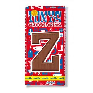 Tony's Chocolonely - Schokolade Buchstabenriegel Vollmilch "Z" - 180g