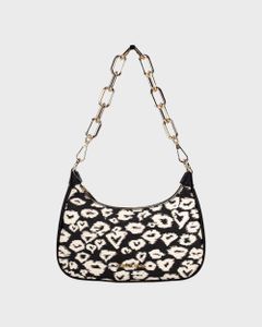 Michael Kors | Cora Zwart Heart Print Crossbody Tasche – Schwarz