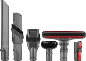Bürstenset-Zubehör für Dyson V8 V7 Staubsauger mit Adapter, Total Clean-Teile für Dyson V6 DC45 DC35 DC52 DC29 DC62 DC33 DC34 etc.