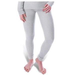 Black Snake Damen Thermounterhose mit Innenfleece lange Unterhose - L - Grau