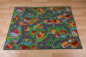 Dětský koberec VESNIČKA (200x200 cm )