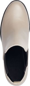 MARCO TOZZI Damen Stiefelette Chelsea Boot Stretch Plateau 2-25414-41, Größe:38 EU, Farbe:Beige