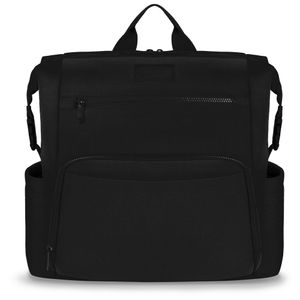 Lionelo Cube batoh, taška na miminko, taška na pleny, dětské věci, lehká, na procházky a cestování s dítětem, 12 kapes, odolná, nepromokavá, vodoodpudivá, termotaška, možnost připevnění na kočárek, 36x36x23cm