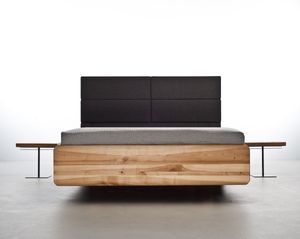 BOXSPRING 200x220 Designerbett Schwebebett minimalistisch extravagant reduzierte Form