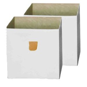 Phoenix Stor' It Aufbewahrungsbox Canvas 2er Se BxHxT cm 34 x 34 x 34 Weiss