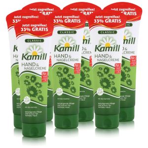 Kamill Hand & Nagelcreme Classic 133 ml - mit natürlicher Kamille (7er Pack)