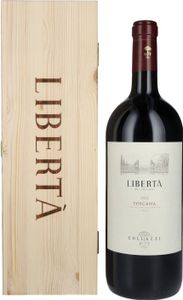 Collazzi LIBERTÀ Toscana IGT 2022 13,5% Vol. 1,5l in Holzkiste