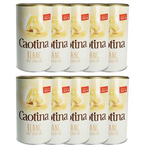 Caotina Blanc Dose Getränkepulver weiße Schokolade 500g 10er Pack