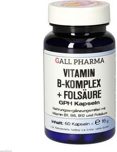 Komplex vitamínov B + kyselina listová Kapsule 60 kapsúl