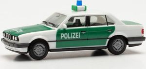 BMW 323I E30 der Polizei, HER097055, Maßstab1/87, HERPA
